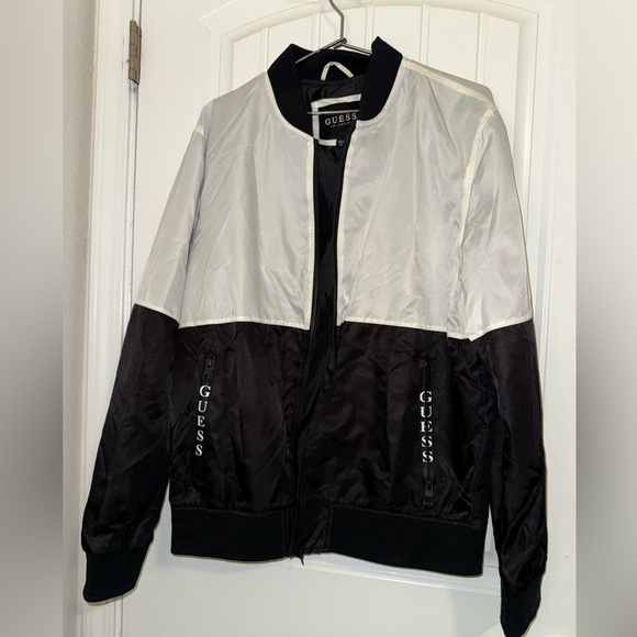 Guess Los Angeles Men’s Bomber Jacket Sz XL - Picture 2 of 11